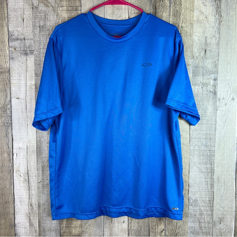 Champion by C9 Men’s Size Large Blue Short Sleeve Crewy Athletic Shirt
